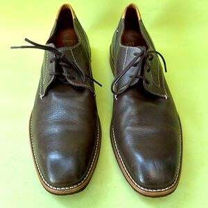 Dark brown/cream Gentile by Lloyd Germany leather oxfords